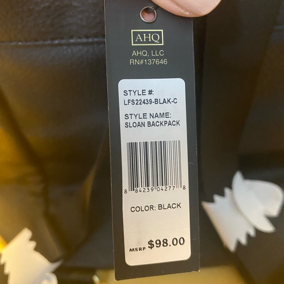 London Fog black backpack - Picture 8 of 9